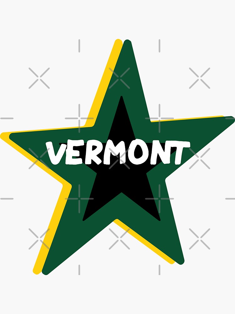 "Vermont Star" Sticker by NicholasForbes Redbubble