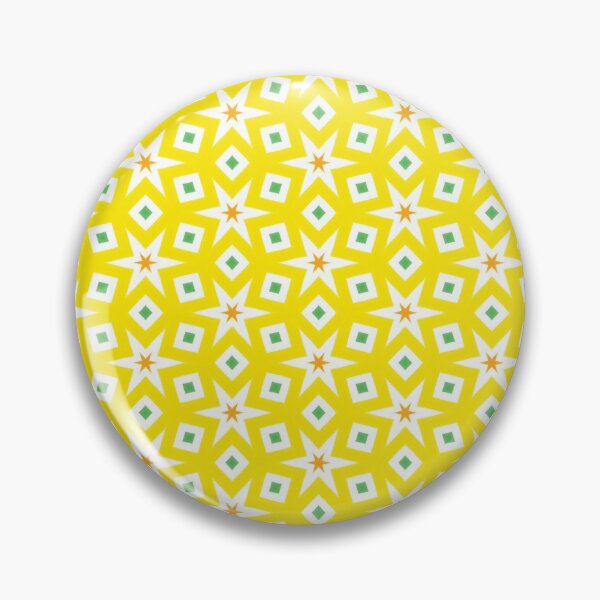 Item preview, Midcentury yellow starry daffodils designed and sold by LittleBettyMakes.