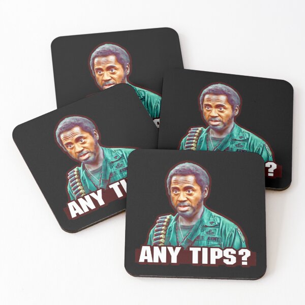 Item preview, “Any tips?“ Kirk Lazarus quote RDJ designed and sold by Cuttintees.