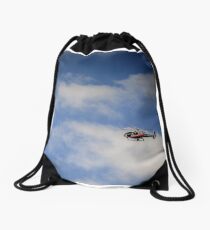 Helicopter Drawstring Bag