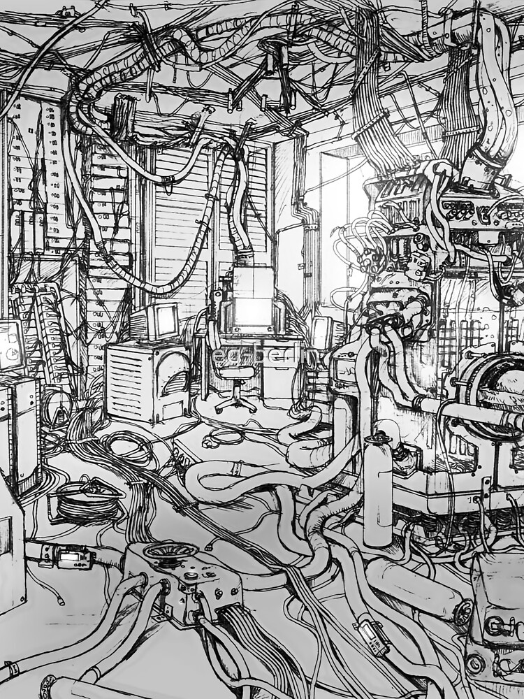 Serial Experiments Lain - Bedroom by eg-berlin