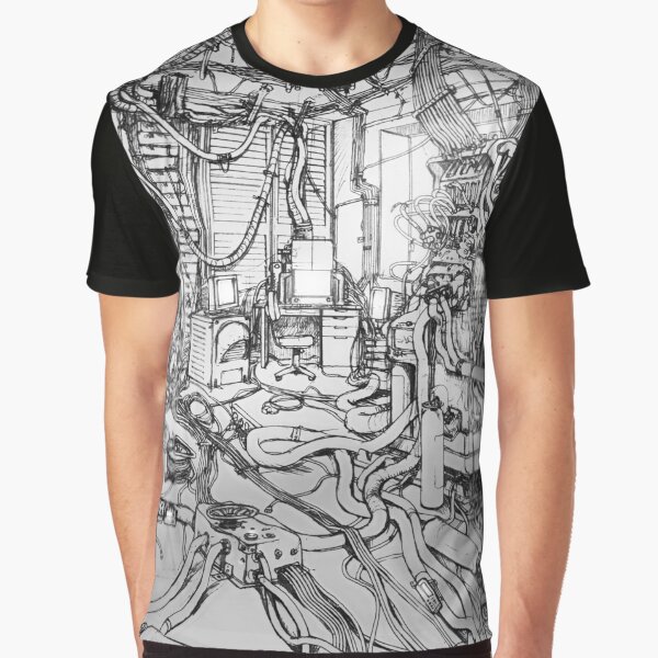 Serial Experiments Lain - Bedroom Graphic T-Shirt