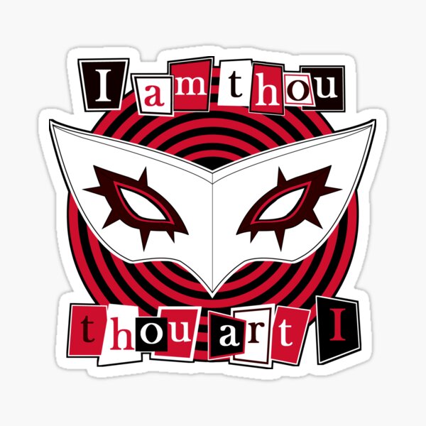 I Am Thou Sticker By Ebird14 Redbubble