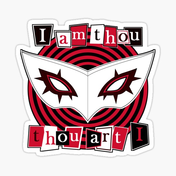 I Am Thou Sticker For Sale By Ebird14 Redbubble