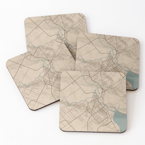 Item preview, Courtenay Sepia Map designed and sold by CPTVDesign.