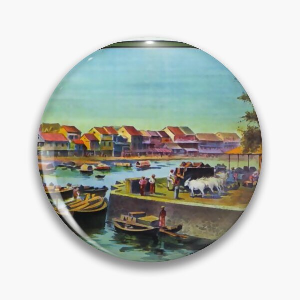 Item preview, A day at Singapore vintage travel poster designed and sold by stickart-marek.
