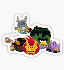 Avengery Birds Sticker