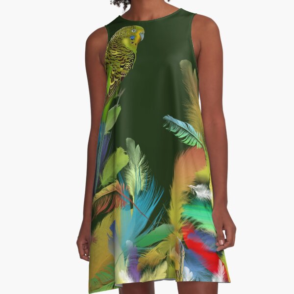FEATHERS A-LINE DRESS A-Line Dress
