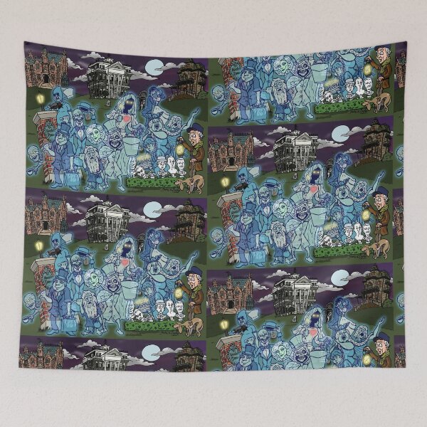Item preview, Grim Grinning Ghosts designed and sold by clockworkmonkey.