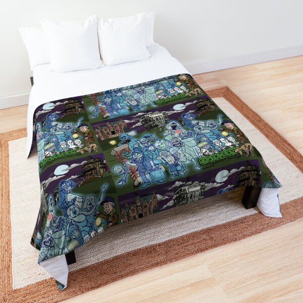 Grim Grinning Ghosts Comforter