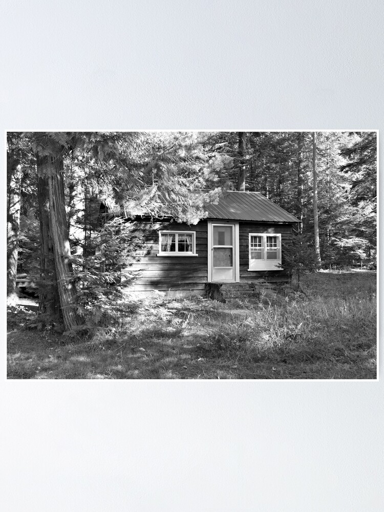 The Old Cabin In The Woods Poster By Tahigens Redbubble