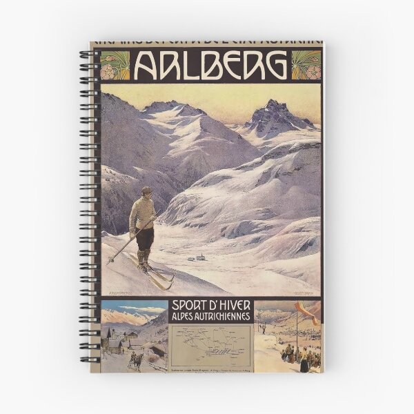 Item preview, Arlberg vintage travel poster designed and sold by stickart-marek.