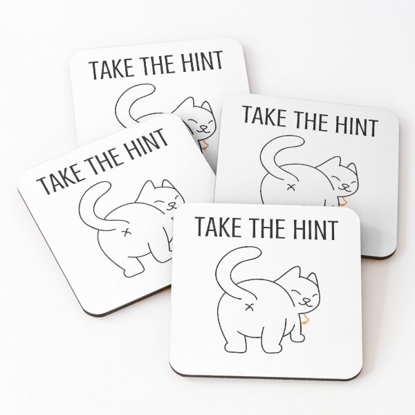 Item preview, Take the Hint Cat designed and sold by razvigod.