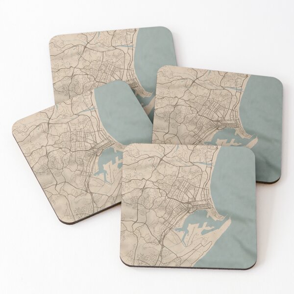 Item preview, Durban Sepia Map designed and sold by CPTVDesign.