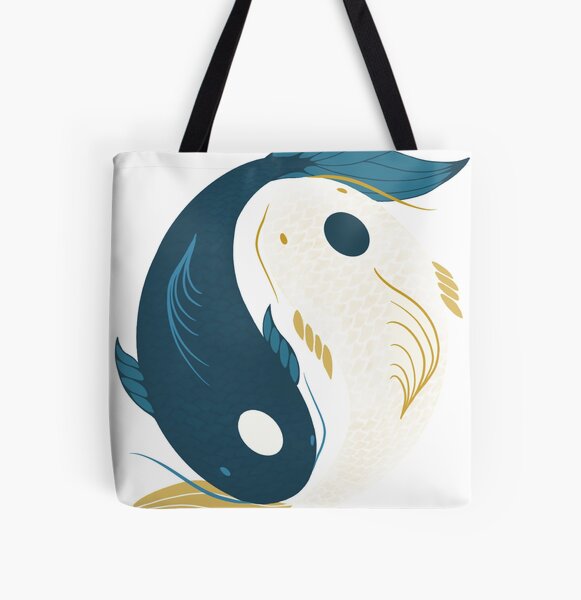 Koi Fish Tote Bag ~ Painting Kit