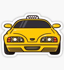 taxi cab Sticker