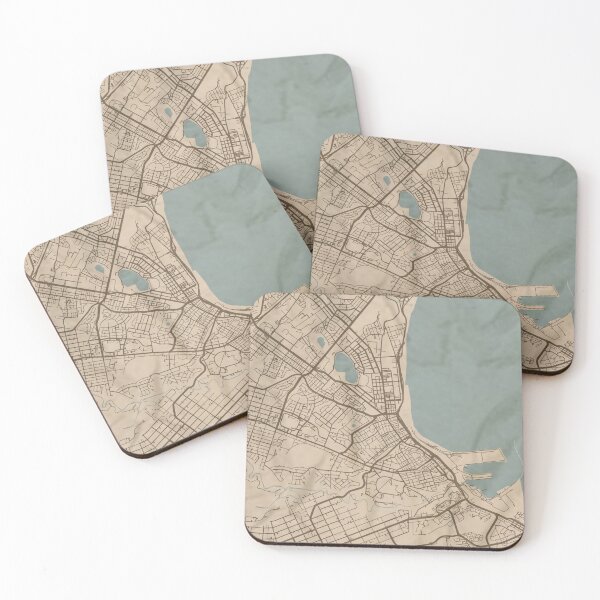 Item preview, Port Elizabeth Sepia Map designed and sold by CPTVDesign.