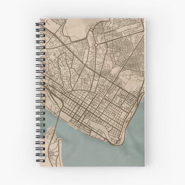 Artikelvorschau, Maputo Sepia Karte entworfen und verkauft von CPTVDesign.