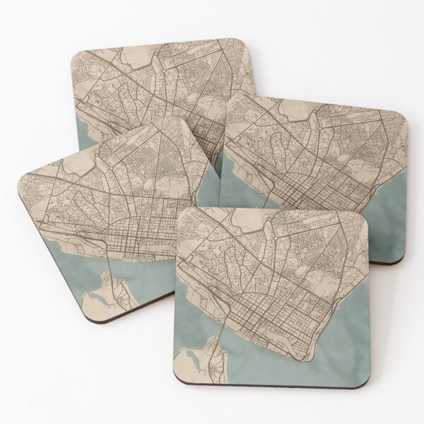 Item preview, Maputo Sepia Map designed and sold by CPTVDesign.