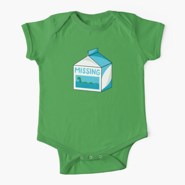 Missing Short Sleeve Baby One-Piece