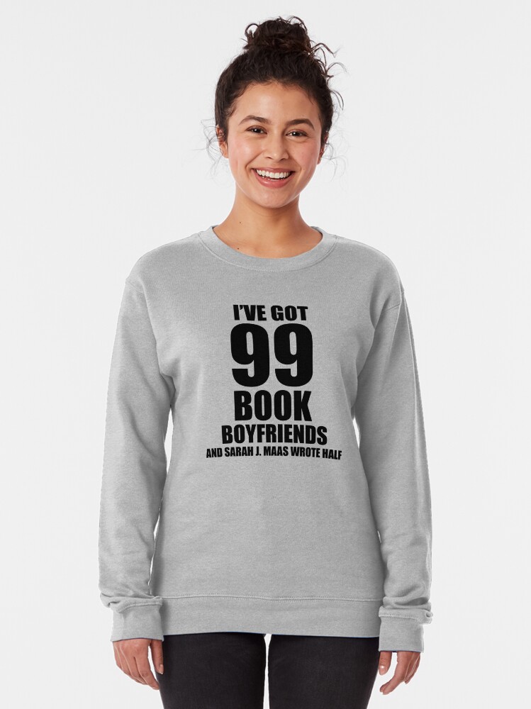 Alternate view of 99 Book Boyfriends Pullover Sweatshirt