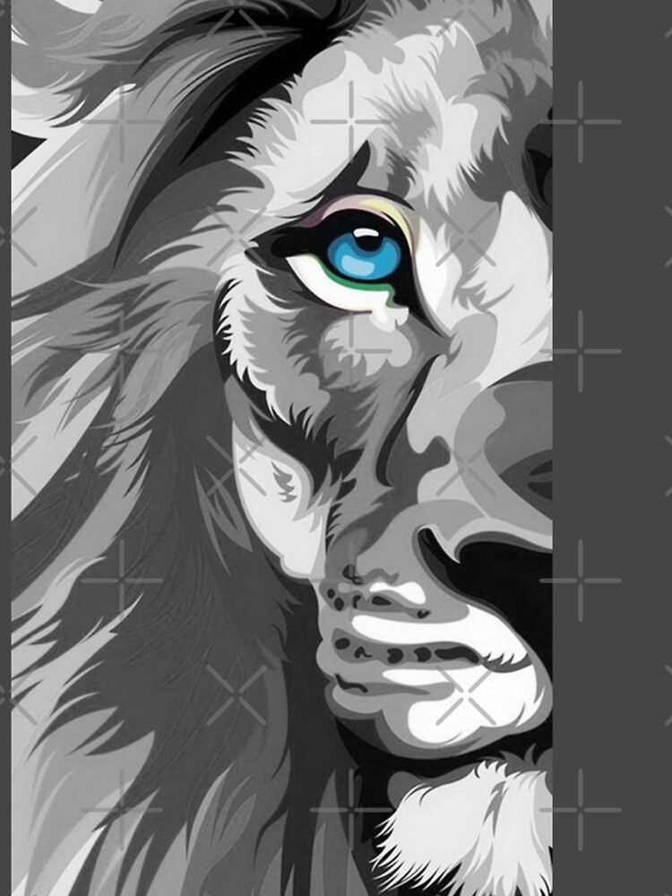 "Blue Eyes Lion Art Ojos Azules Leon" iPhone Case for Sale by PureCreations Redbubble