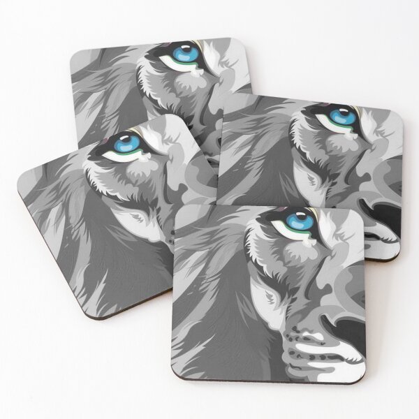 Item preview, Blue Eyes Lion Art | Ojos Azules Leon designed and sold by PureCreations.