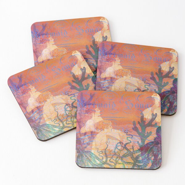 Item preview, Sunset under the sea #11 of mermaid collection  designed and sold by Joysdigitalart.