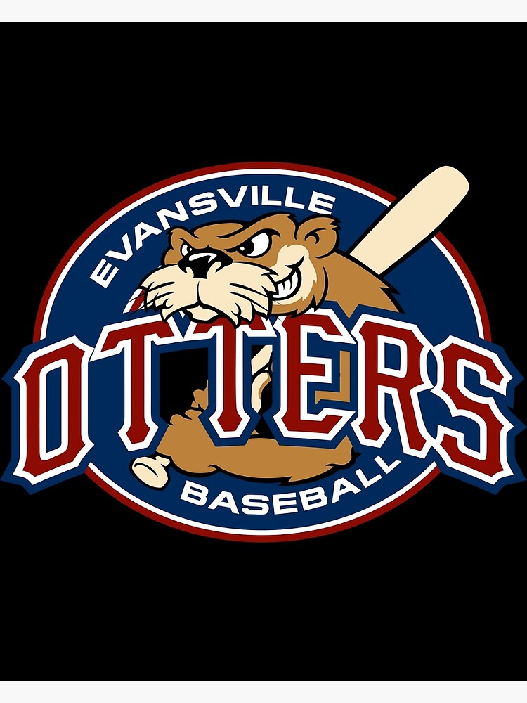 "Evansville Otters" Poster for Sale by sixtpath Redbubble