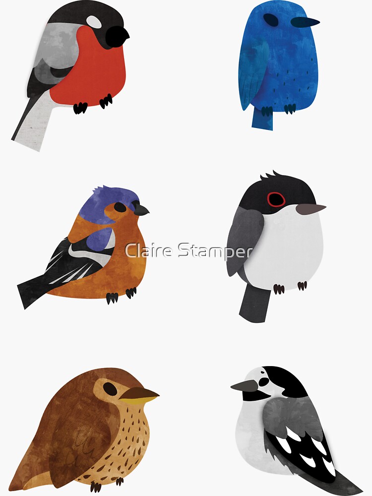 Beautifully Designed Bird Breed Sticker Set Sticker for Sale by