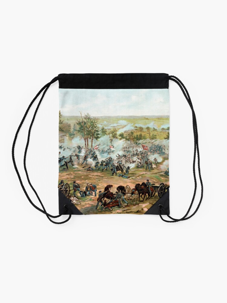 Alternate view of Battle Of Gettysburg -- American Civil War Drawstring Bag