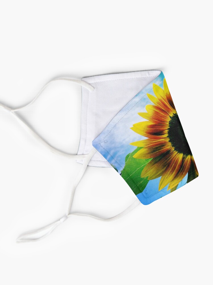 Alternate view of Sunflower Lover - Sunflower Art Photography Mask