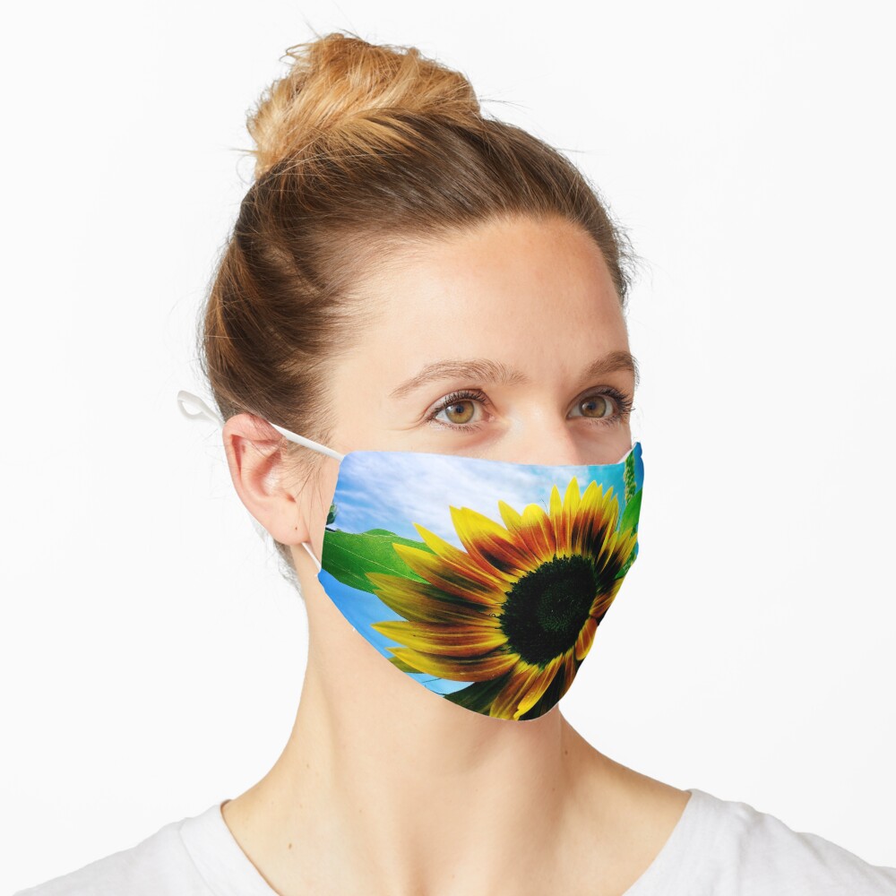 Sunflower Lover - Sunflower Art Photography Mask