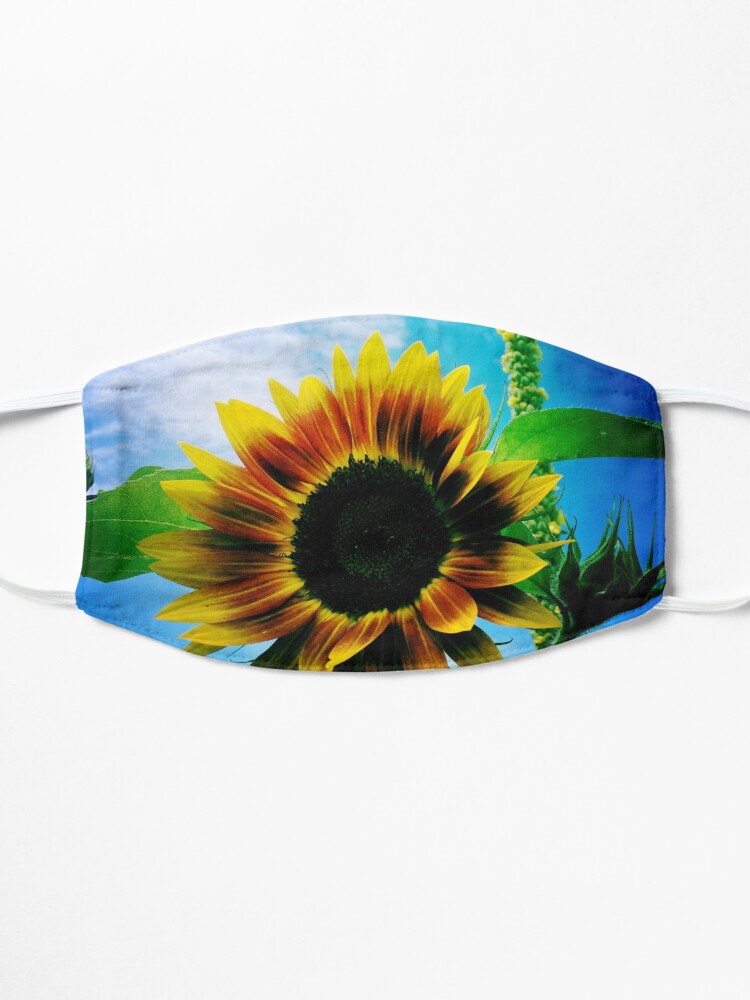 Alternate view of Sunflower Lover - Sunflower Art Photography Mask