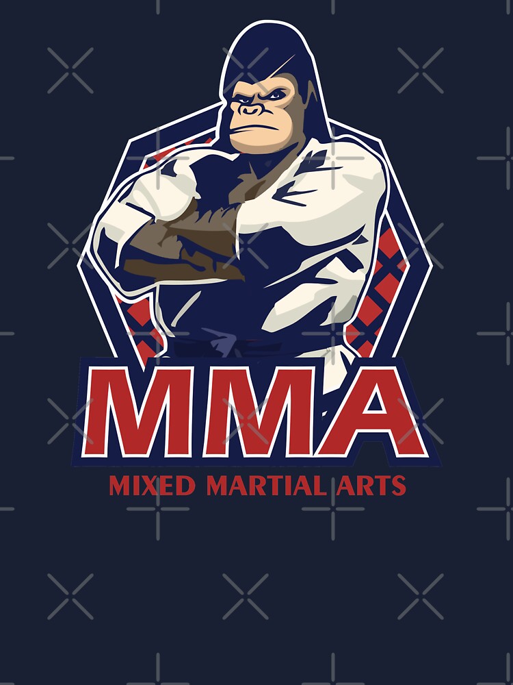 MMA Mixed Martial Arts Jiu Jitsu - Camiseta de artes marciales, Negro 