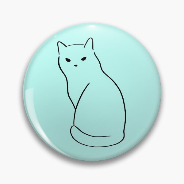 Item preview, Simple Cat Outline designed and sold by Elaine Carter.