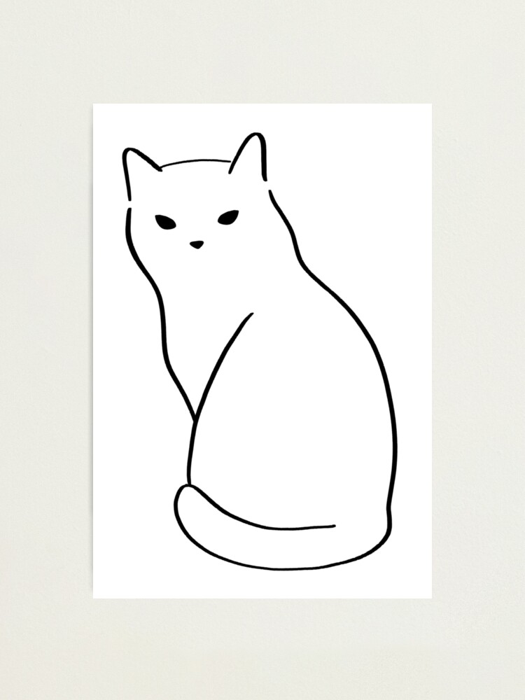 30 Easy Cat Drawing Ideas | Simple cat drawing, Cute doodles drawings, Cat  drawing