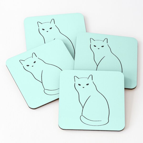 Item preview, Simple Cat Outline designed and sold by Elaine Carter.