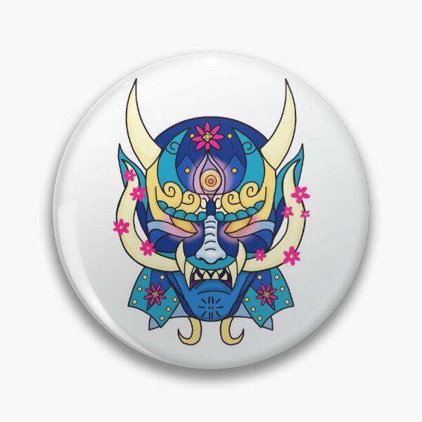 Item preview, Blue and Pink Oni designed and sold by Gingerale1213.