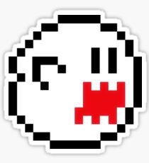 8bit Boo - Standard Sticker