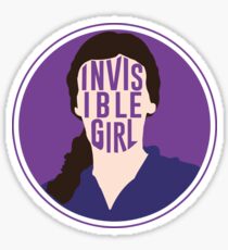 Invisible Girl Sticker