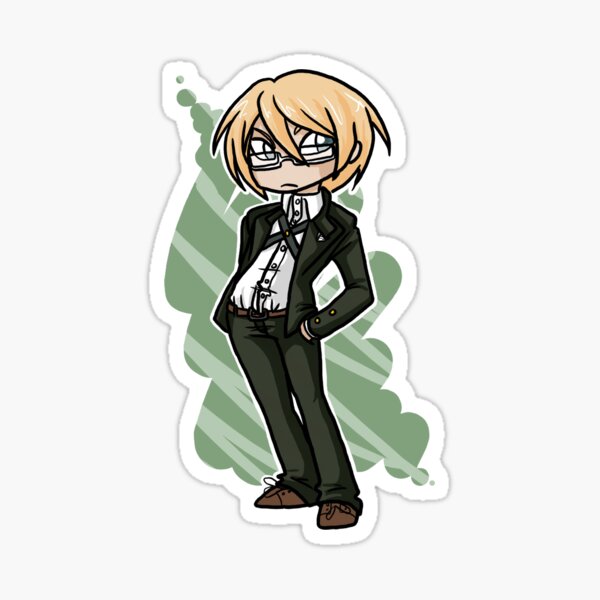 Dangan Ronpa Byakuya Togami Sticker By Phishritzy Redbubble