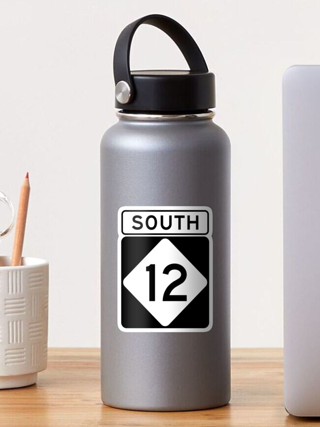 Thumbnail 1 of 3, Sticker, NC 12 - SOUTH designed and sold by NewNomads.