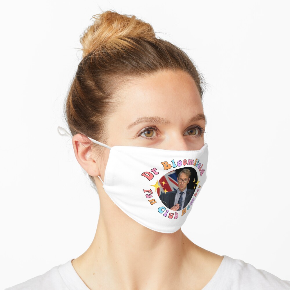 Dr Ashley Bloomfield in pastel Mask