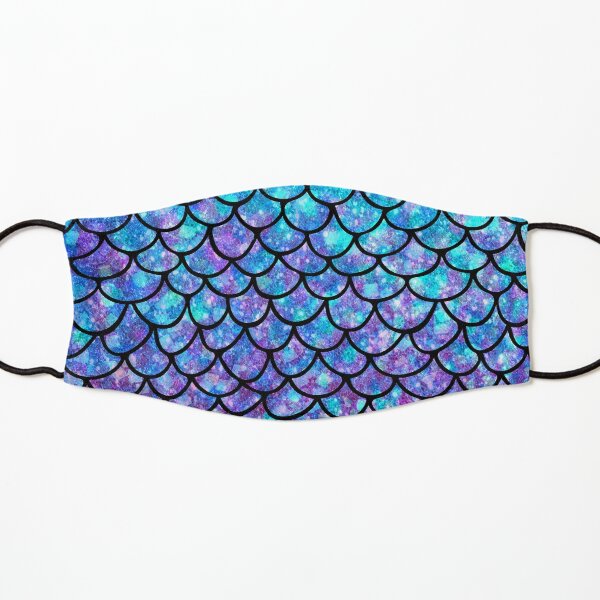 Purples & Blues Mermaid scales Kids Mask