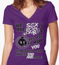 We Are Sex Bob-Omb!! Women's Fitted V-Neck T-Shirt