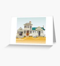 Australian Town Buildings Greeting Card