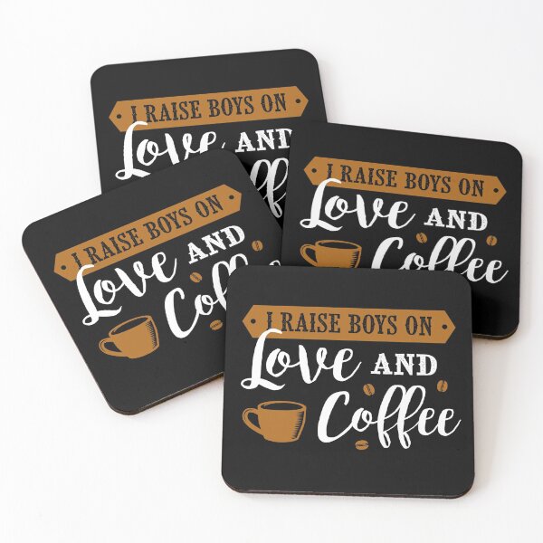 Item preview, I raise Boys on Love and Coffee designed and sold by hatimelhag.