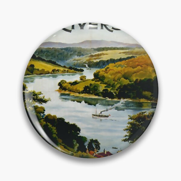 Item preview, Dart and Fal Rivers vintage travel poster designed and sold by stickart-marek.