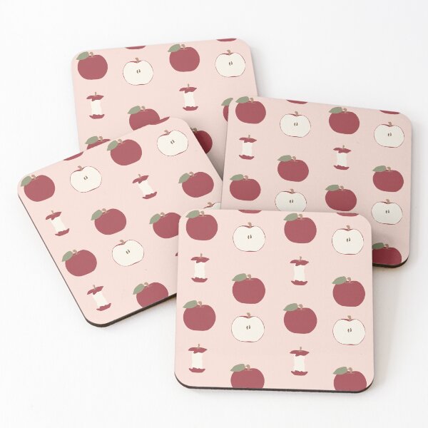 Item preview, Red and Pink Apple Pattern designed and sold by gabriellejean.